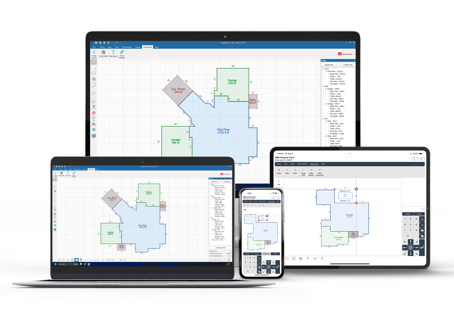 ApexSketch on multiple devices
