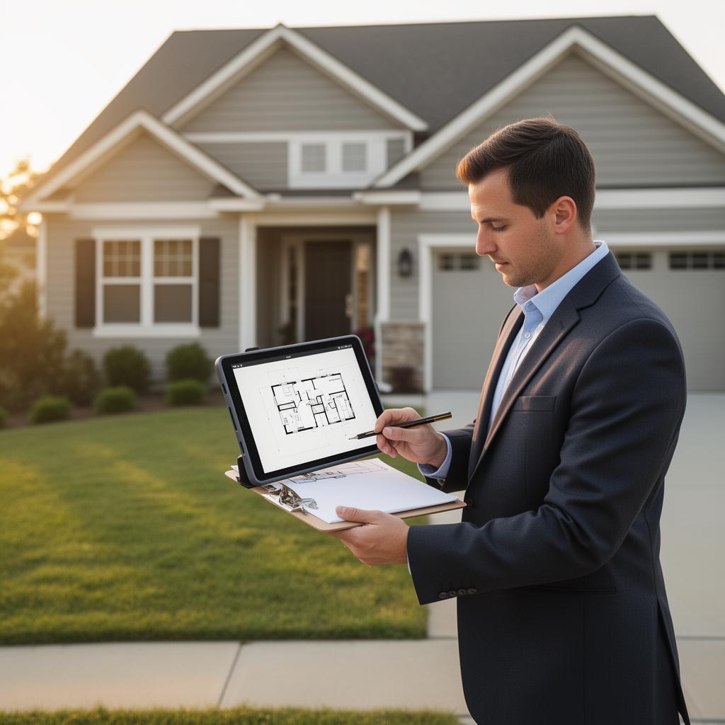 Independent fee appraiser at property